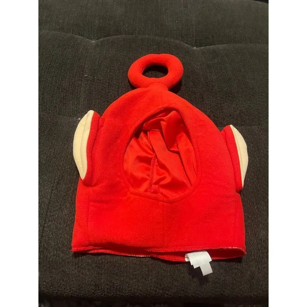 Spirit Hollween Teen Red Teletubbies Po Costume Hood Headpiece